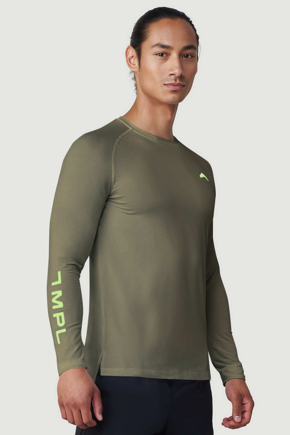 Gymshark Element Baselayer Activewear T-Shirt Mens Medium Short Sleeve  Green